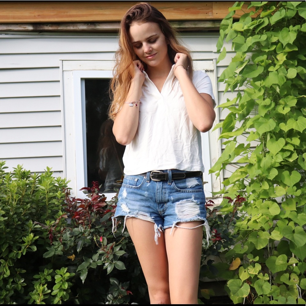 Cropped Polo Shirt